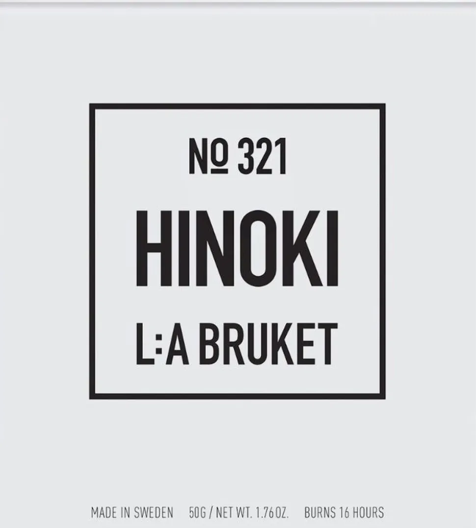 321 Candle Hinoki