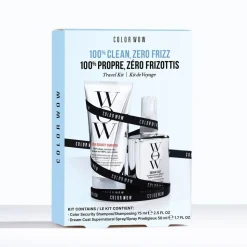 100% Clean, Zero Frizz - Hårplejesæt i rejsestørrelse