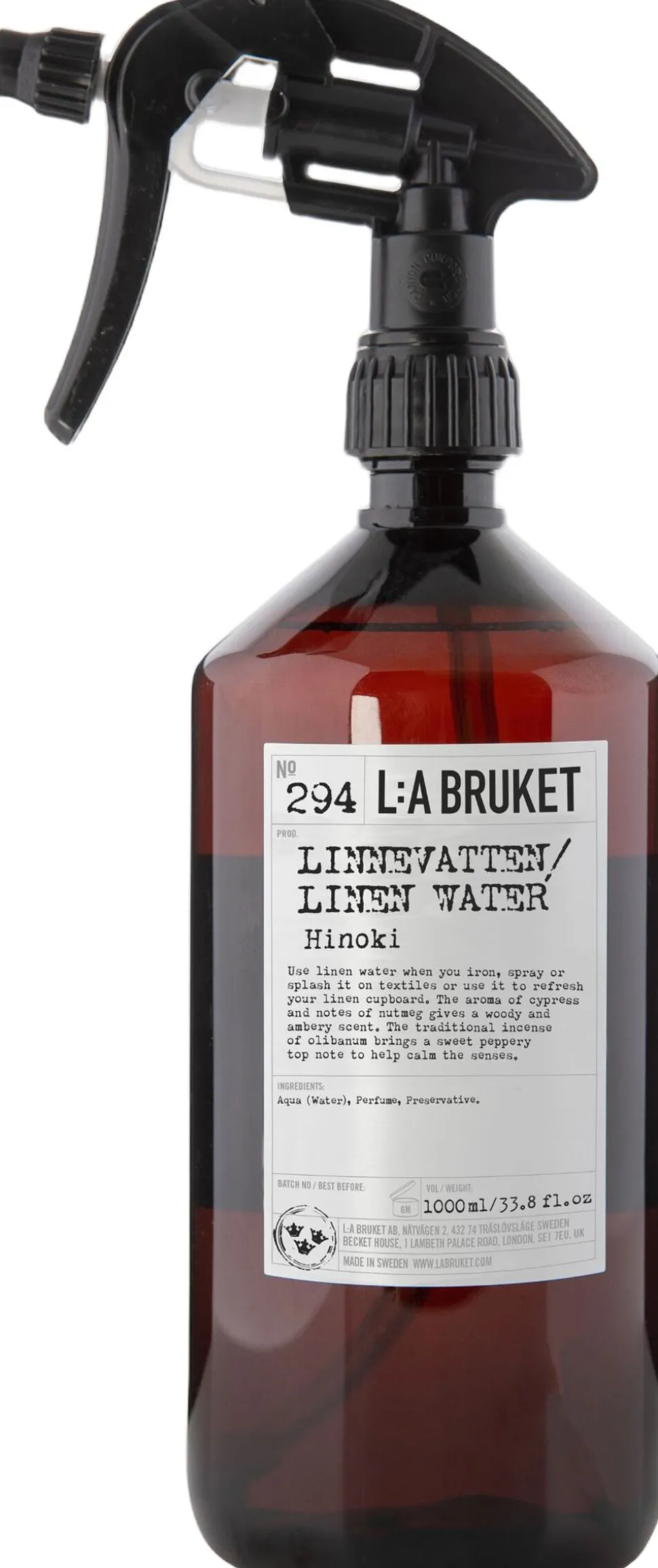 294 Linen Water Hinoki 1000 ml