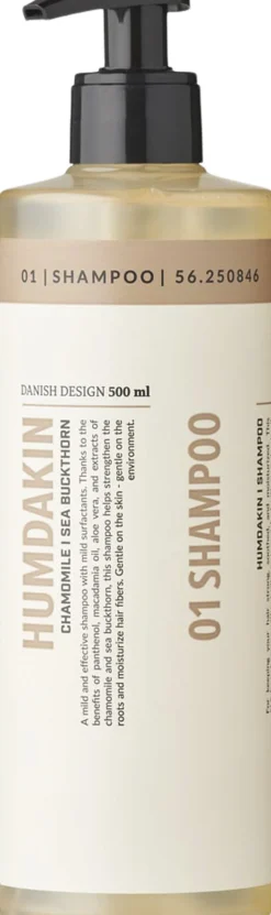 01 shampoo 500 ml - chamomile and sea buckthorn