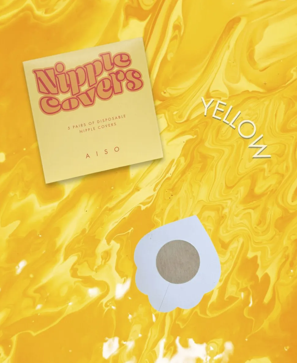 AISO Nipple Covers Yellow Cino
