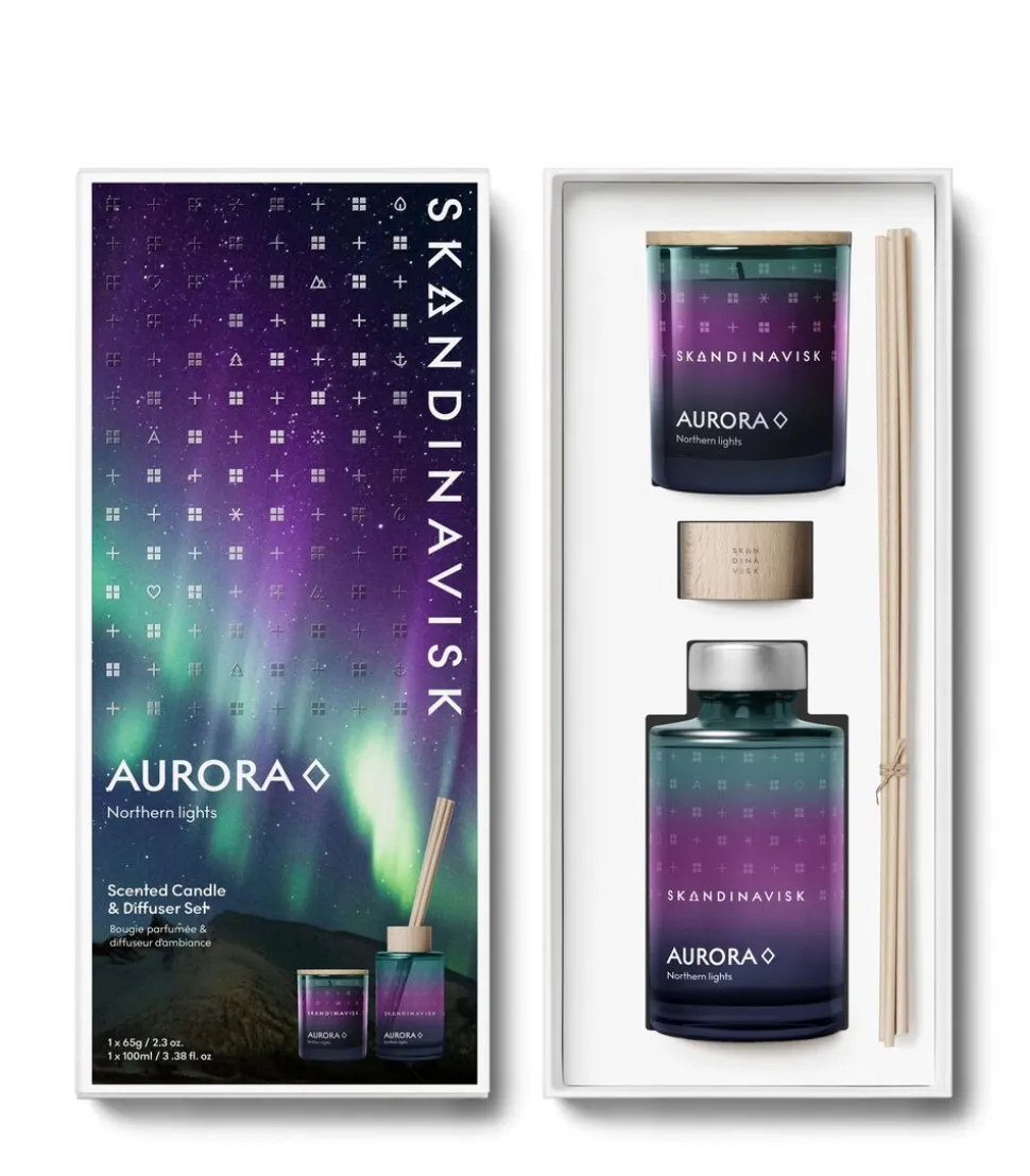 AURORA Scented Candle & Diffuser Set