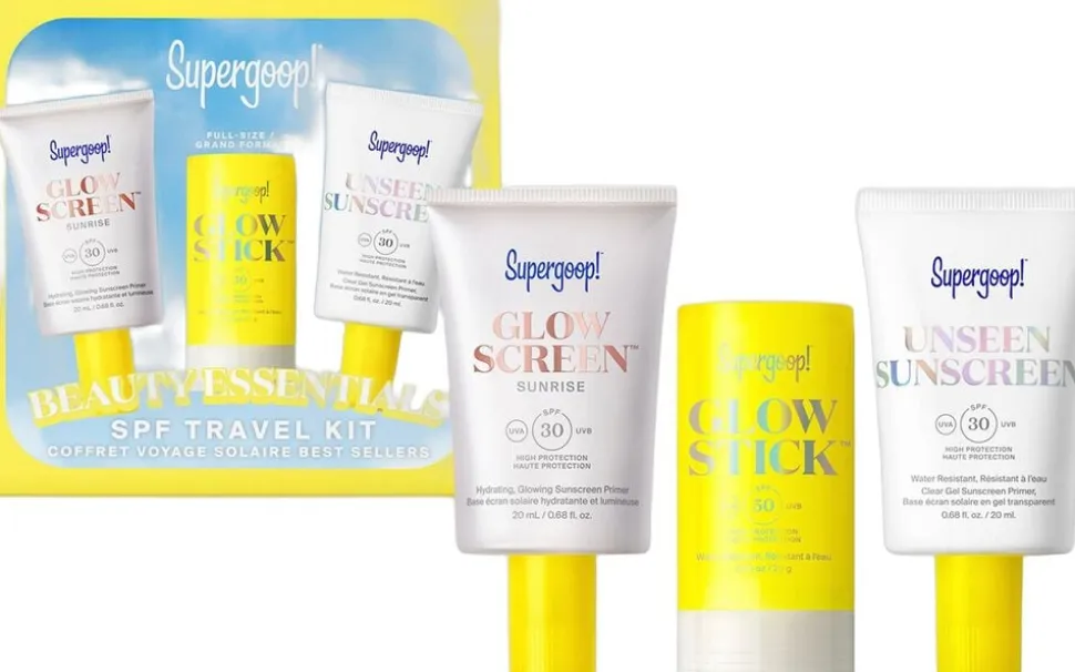 Beauty Essentials SPF Travel Kit - Solplejesæt
