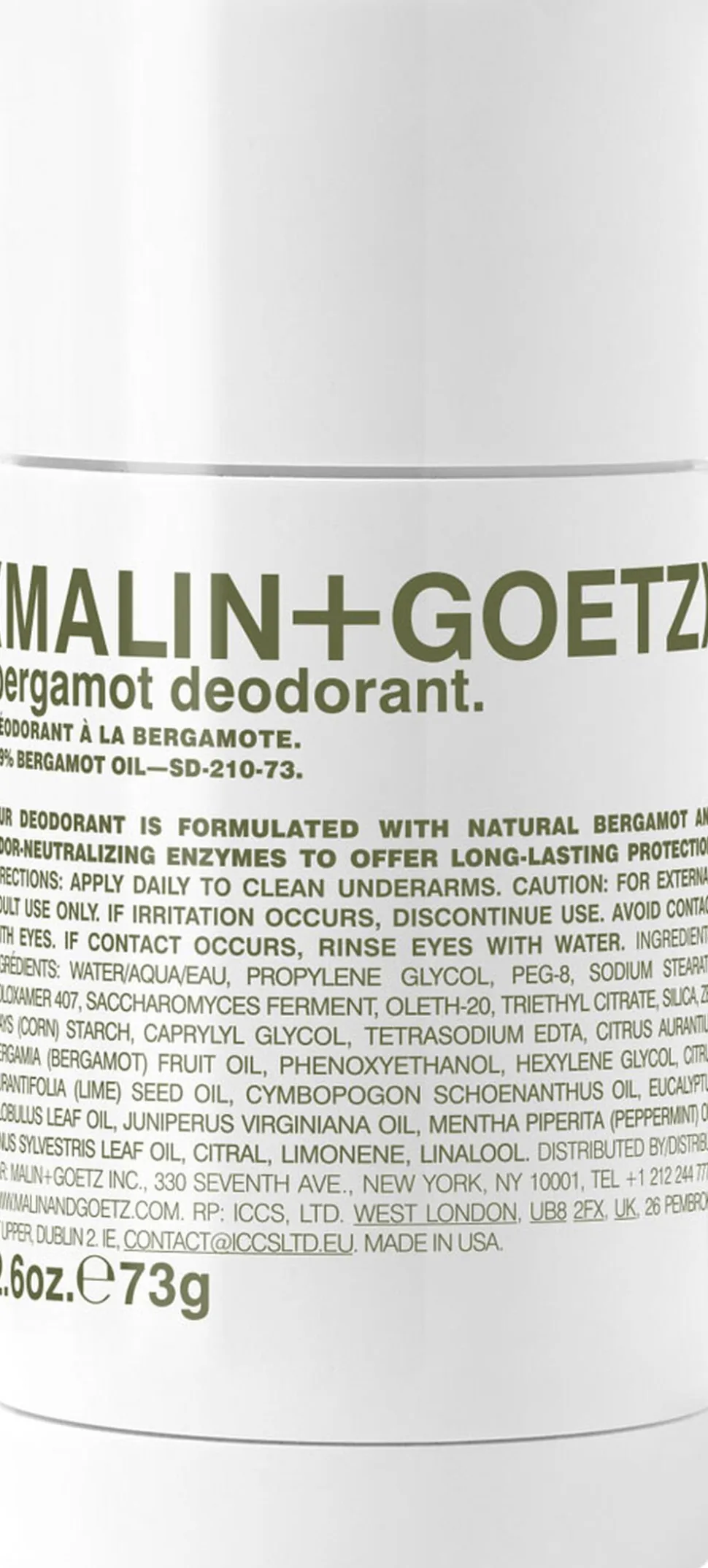 Bergamot Deodorant