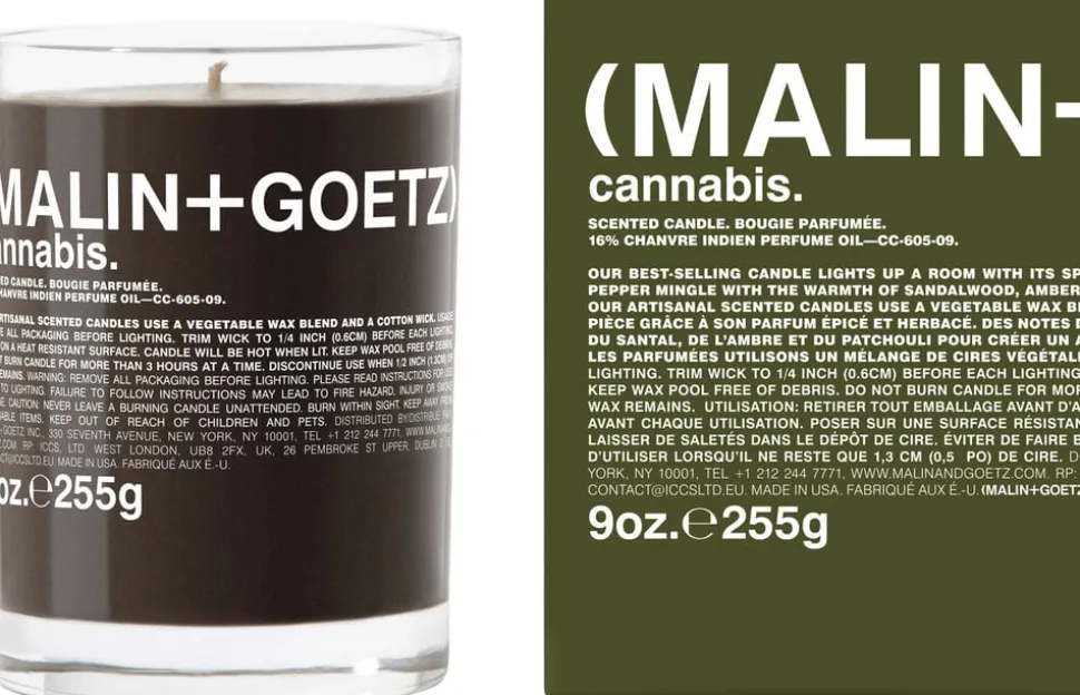 Cannabis Candle