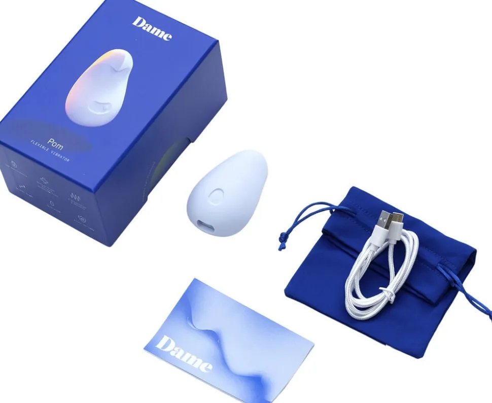 DAME PRODUCTS - POM FLEXIBLE VIBRATOR ICE