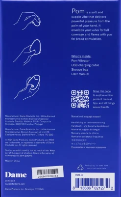 DAME PRODUCTS - POM FLEXIBLE VIBRATOR ICE