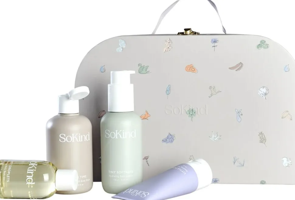Dear Baby Skin Care Kit- Lækker kuffert med hudplejeprodukter til baby