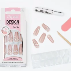Depend kunstige negle Design Selection Pink Shimmer Decor Co