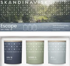 ESCAPE Mini Candle Giftset 65g x 3