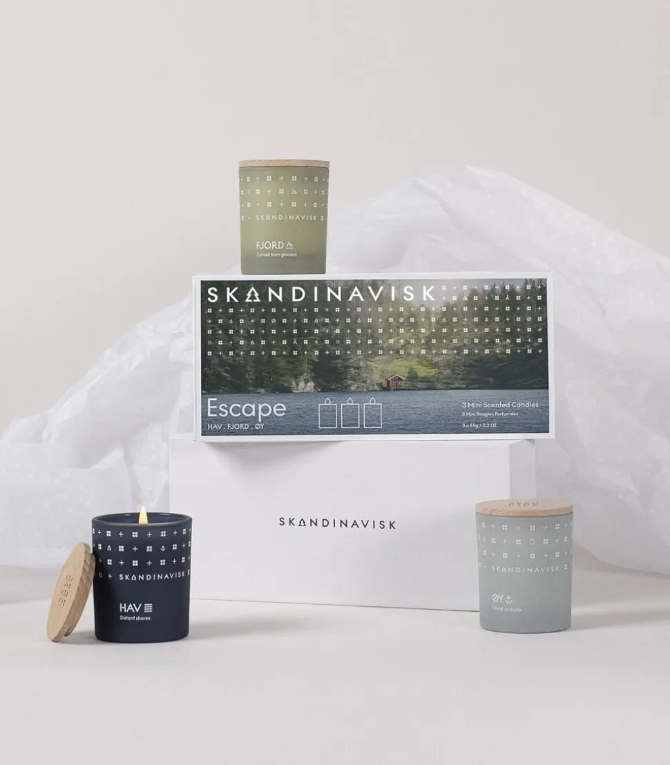 ESCAPE Mini Candle Giftset 65g x 3