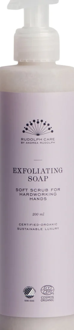 Exfoliating soap