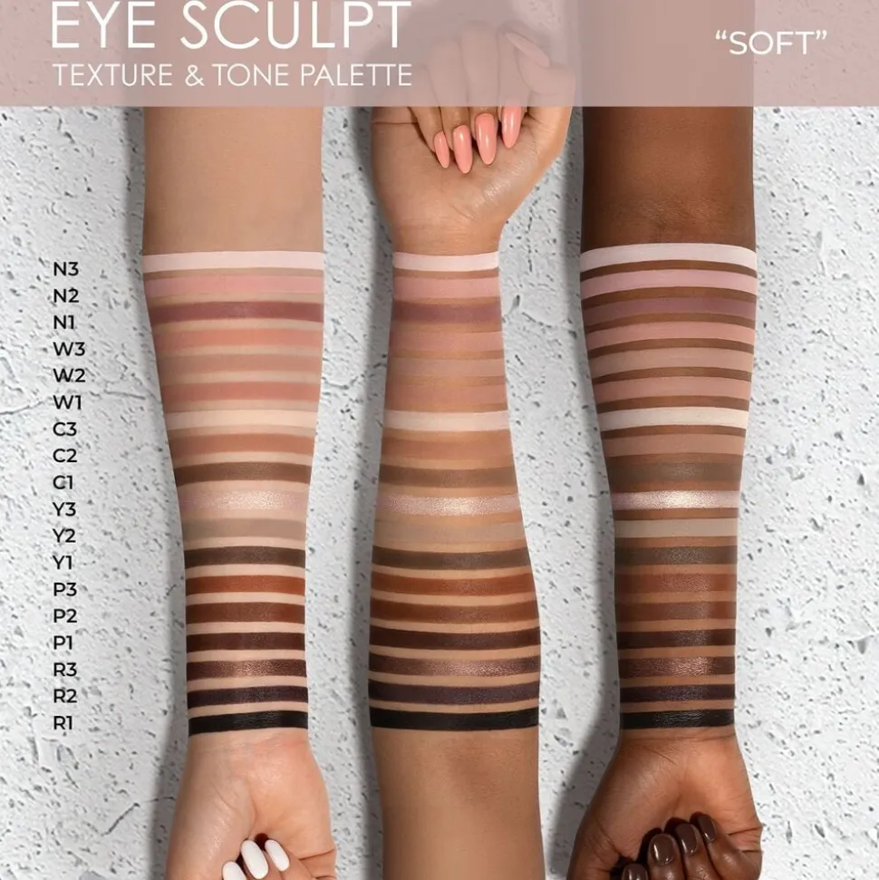 Eye Sculpt Texture and Tone Palette Ögonskuggspalett, Midi+