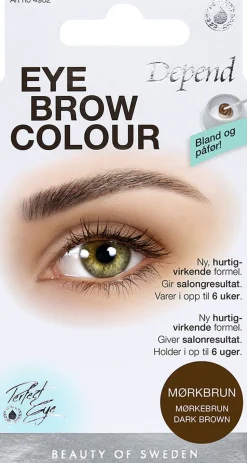 Eyebrow col. Dark brown