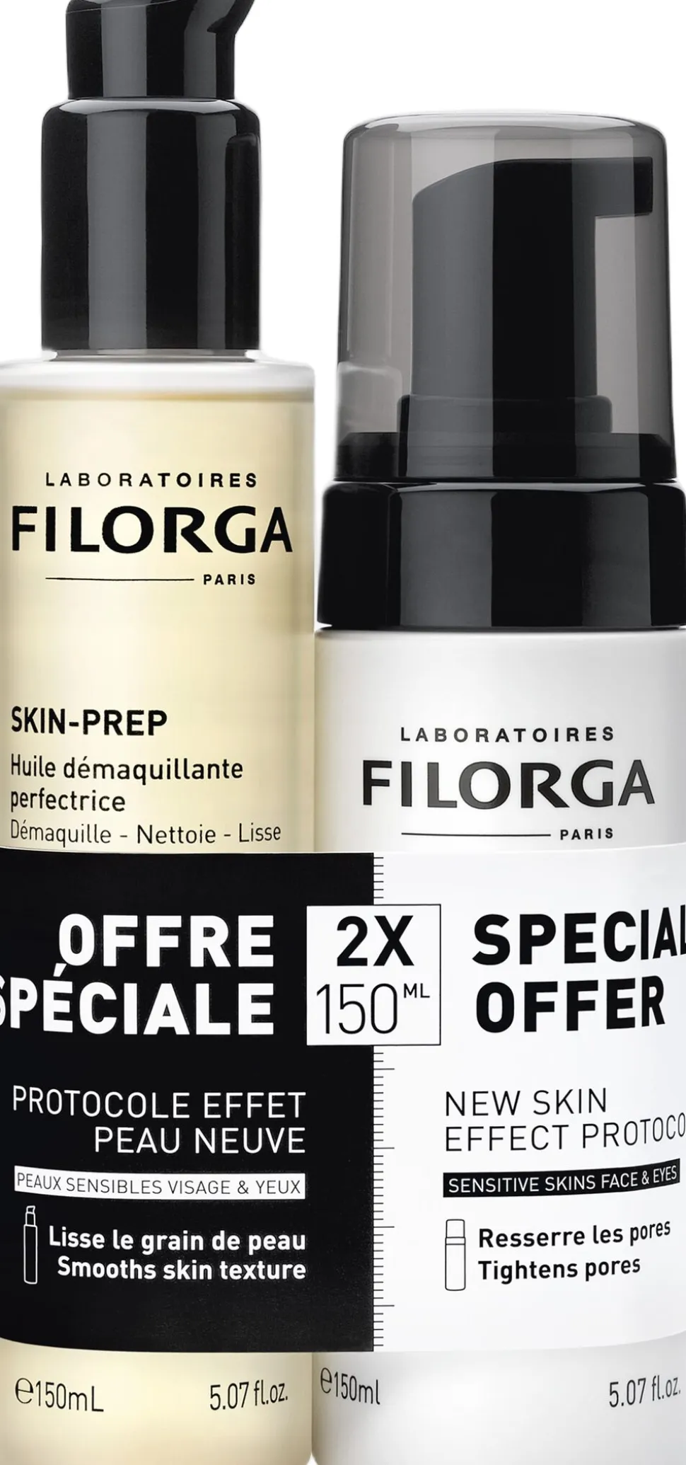 Filorga Filorga Skin-Prep Duo Cleansing Oil & Cleansing Foam 300ml