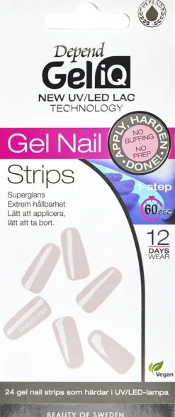 Gel iQ Gel Nail Strips Semi cured n