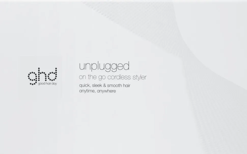 ghd Unplugged Styler White