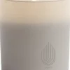 Glass Candle, Sandstone, 9,2x10,2 cm
