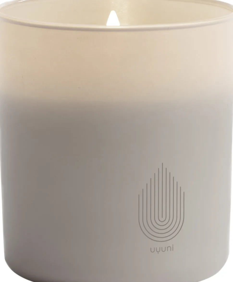 Glass Candle, Sandstone, 9,2x10,2 cm