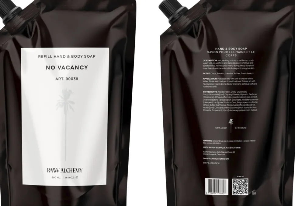 Hand & Body Soap, No Vacancy Refill