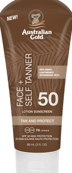Instant Bronzer Face med selvbruner SPF 50