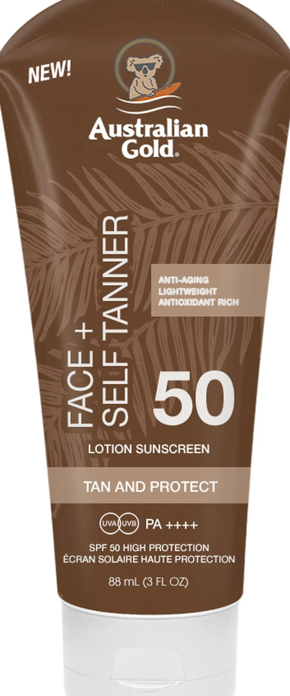 Instant Bronzer Face med selvbruner SPF 50