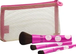 Kit de 3 mini pinceaux à emporter - 1 teintbørste + 2 øjenbørster
