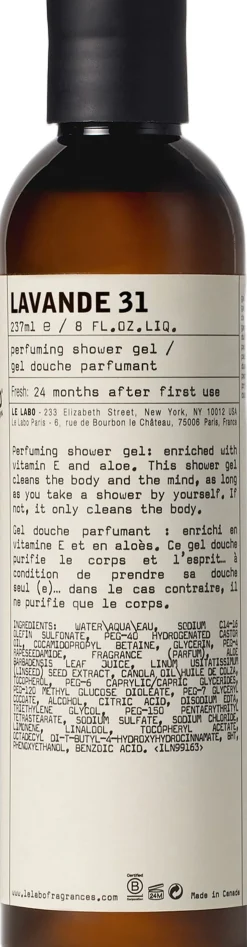 LAVANDE 31 SHOWER GEL