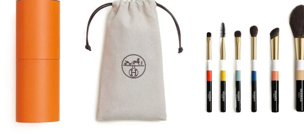 LES PINCEAUX HERMÈS TRAVEL BRUSHES SET S2 25 X3