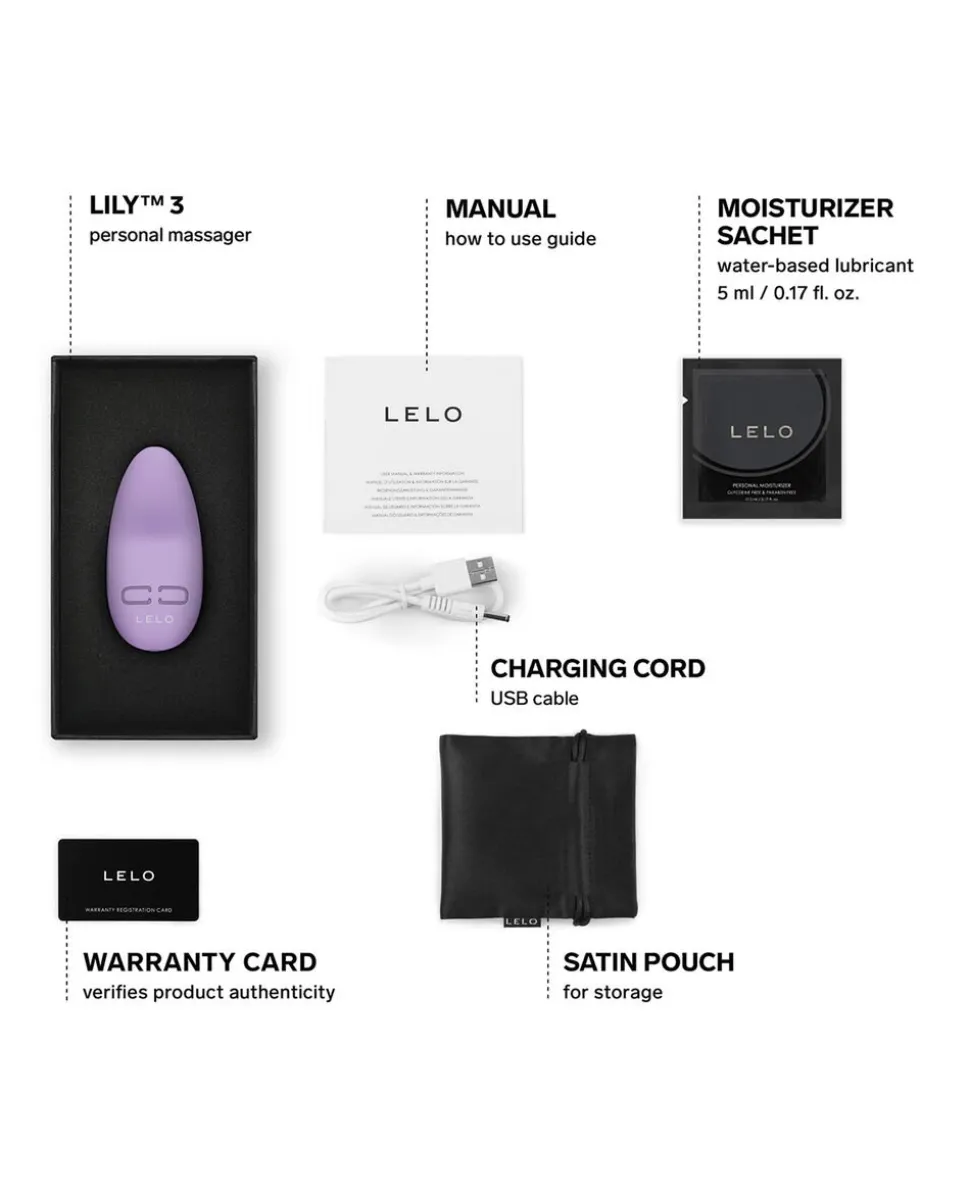 Lily 3 Klitoris Vibrator - Lavendel