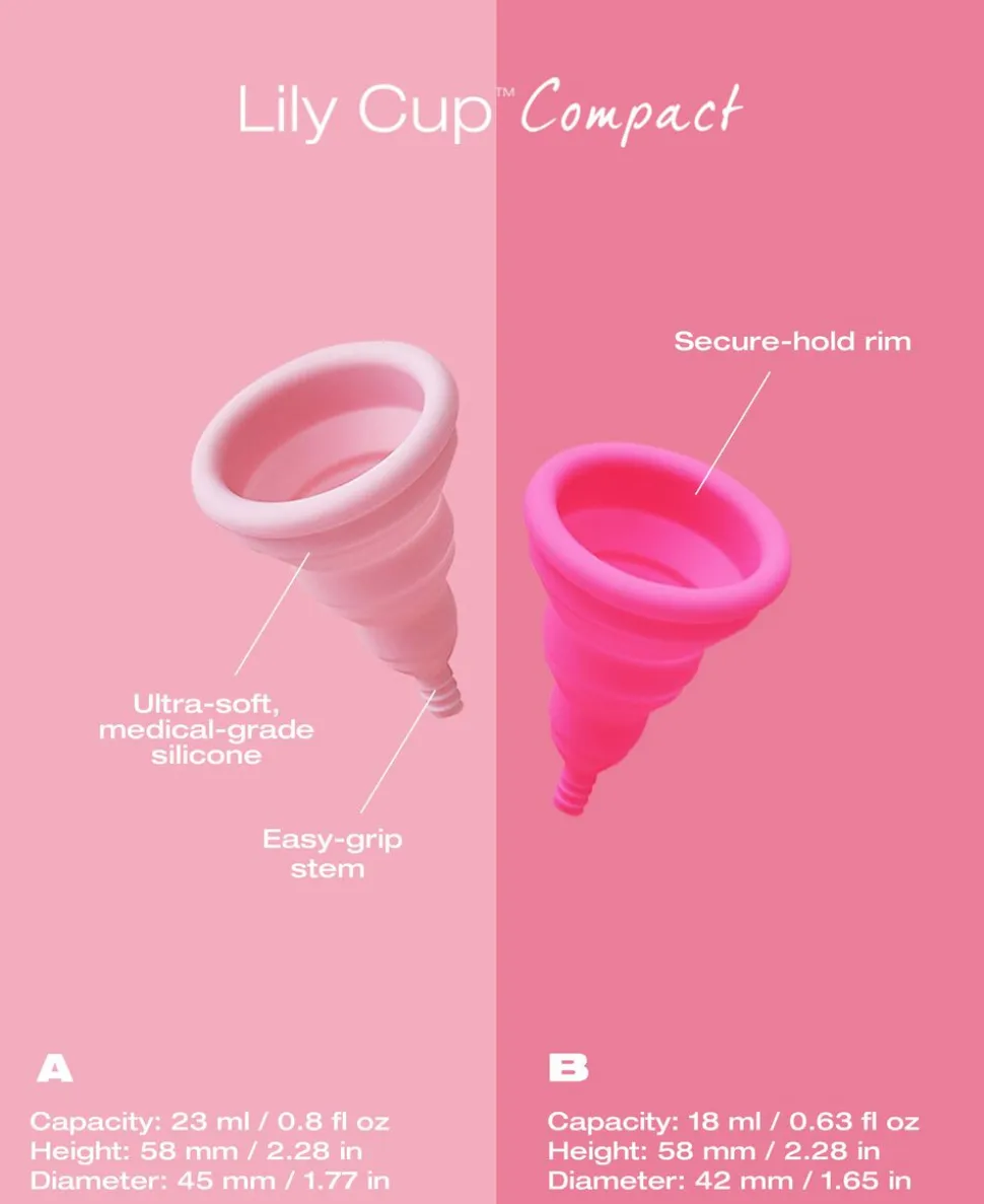 Lily Cup Compact A Menstruationskop
