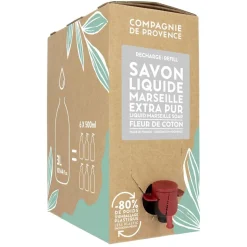 LIQUID MARSEILLE SOAP REFILL COTTON FLOWER 3 L