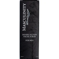 Masculinity Double Action Facial Scrub For Men 100 ml.