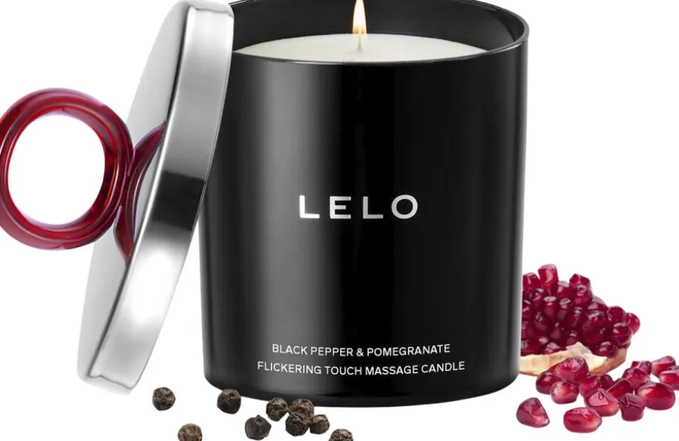 Massagelys - Black Pepper & Pomegranate