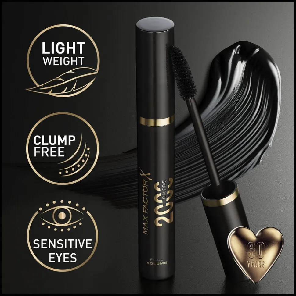 Max Factor 2000 Calorie Dramatic Volume Mascara, 001 Black, 9 ml