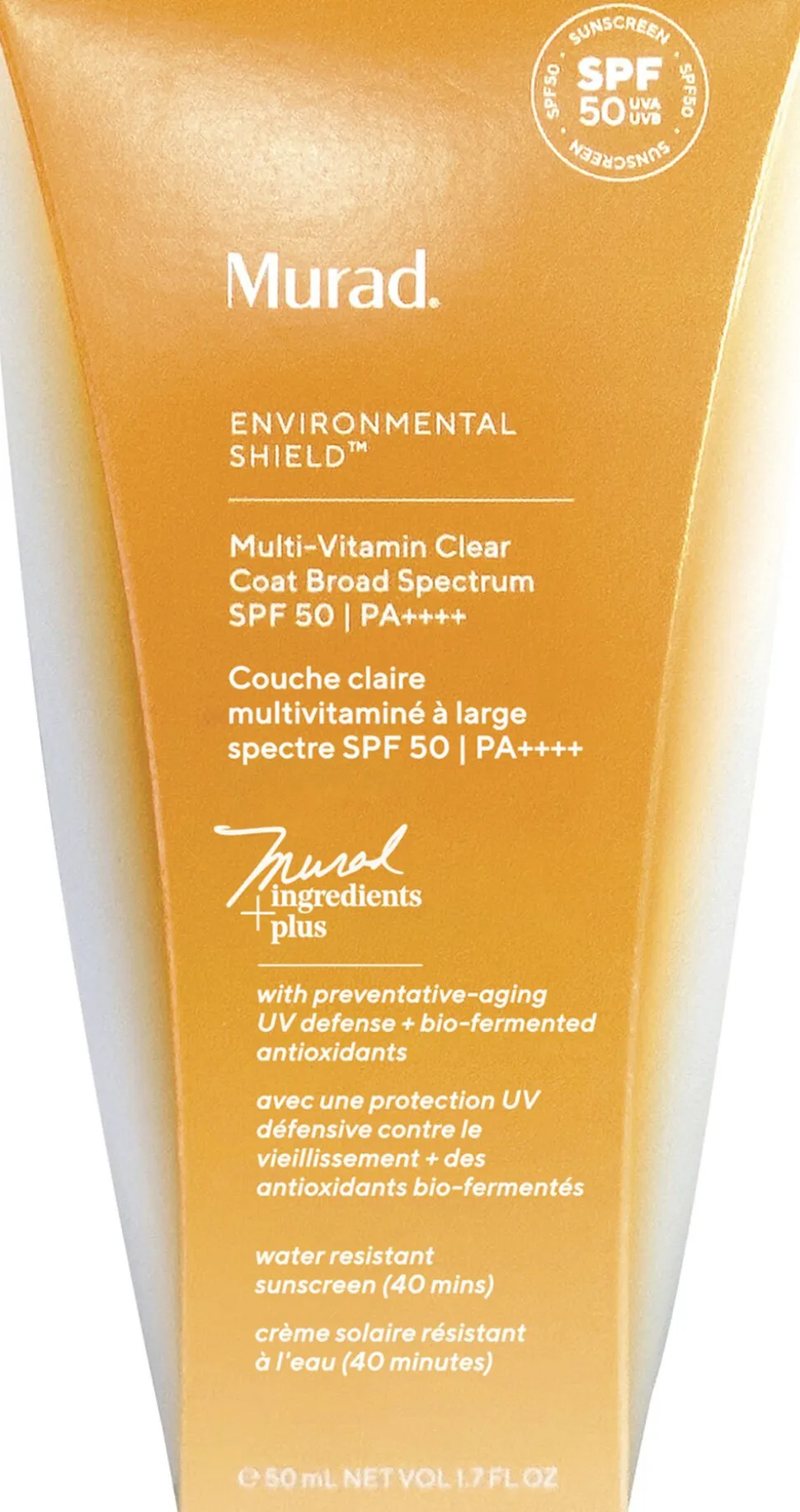 MULTI-VITAMIN CLEAR COAT BROAD SPECTRUM SPF 50 50 ML