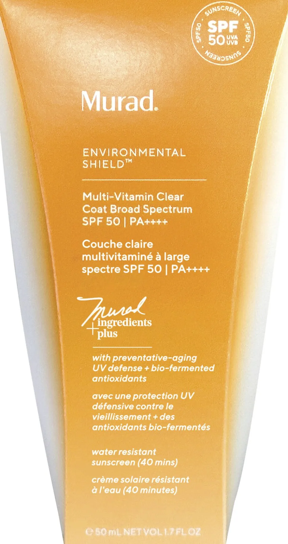 MULTI-VITAMIN CLEAR COAT BROAD SPECTRUM SPF 50 50 ML