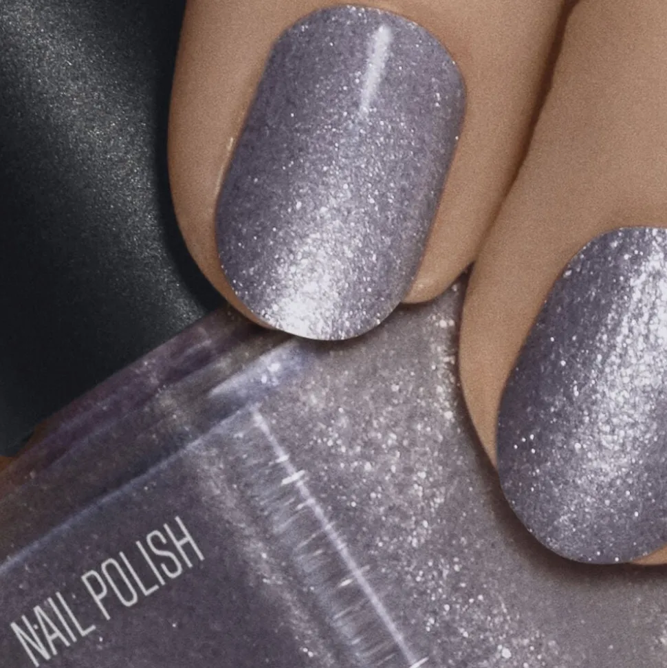 Nail Polish Lilac Glitter