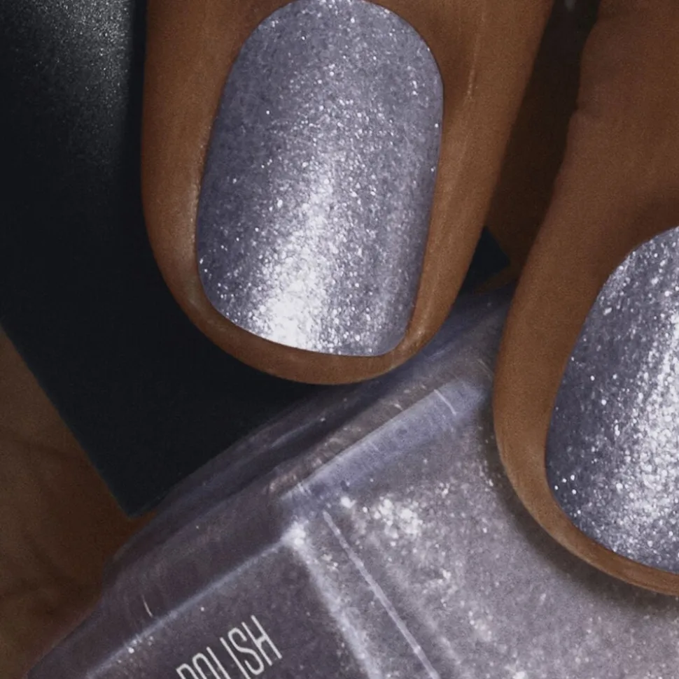 Nail Polish Lilac Glitter