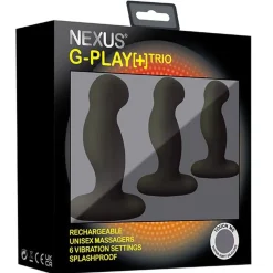 NEXUS - G-PLAY PLUS VIBRATOR TRIO SET BLACK