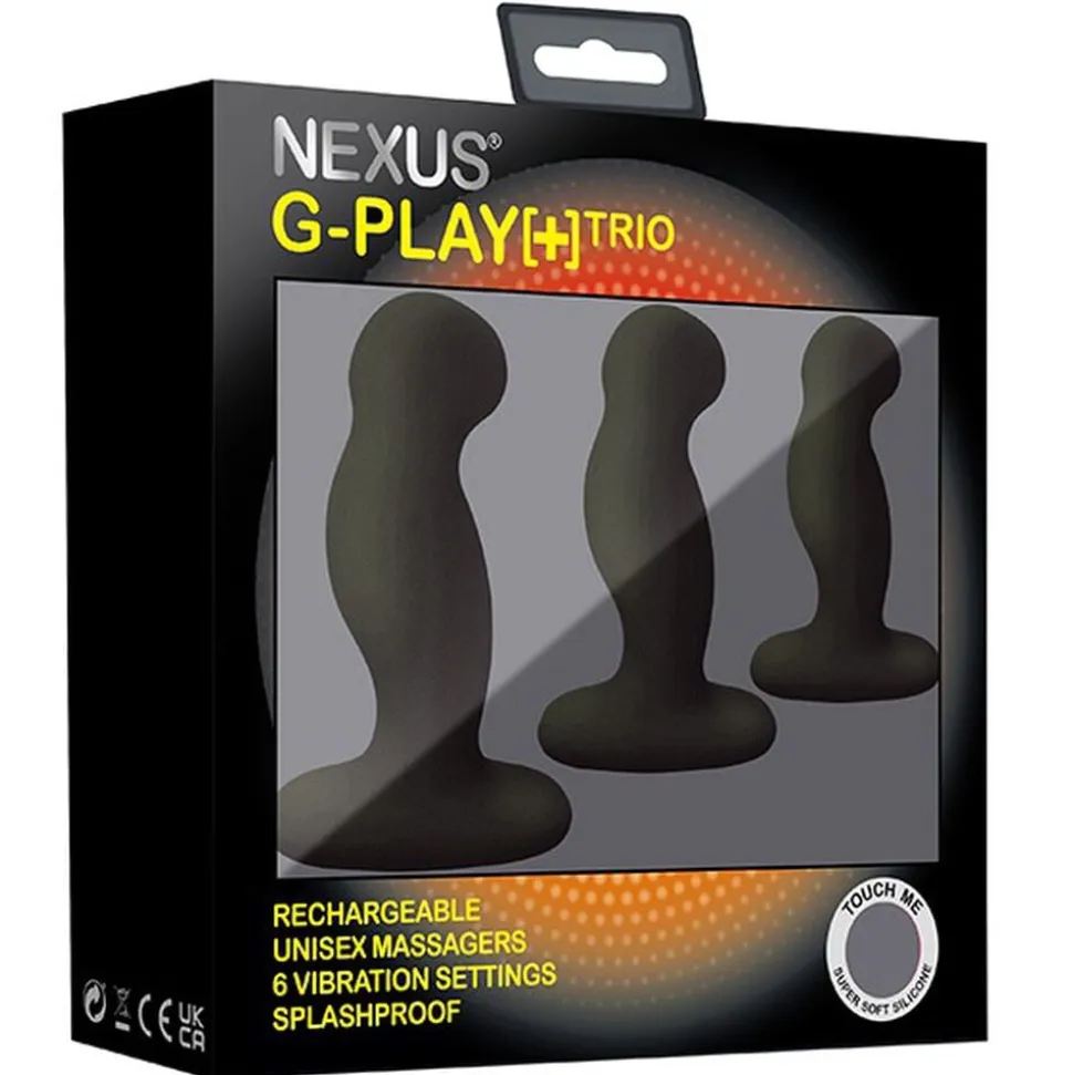NEXUS - G-PLAY PLUS VIBRATOR TRIO SET BLACK