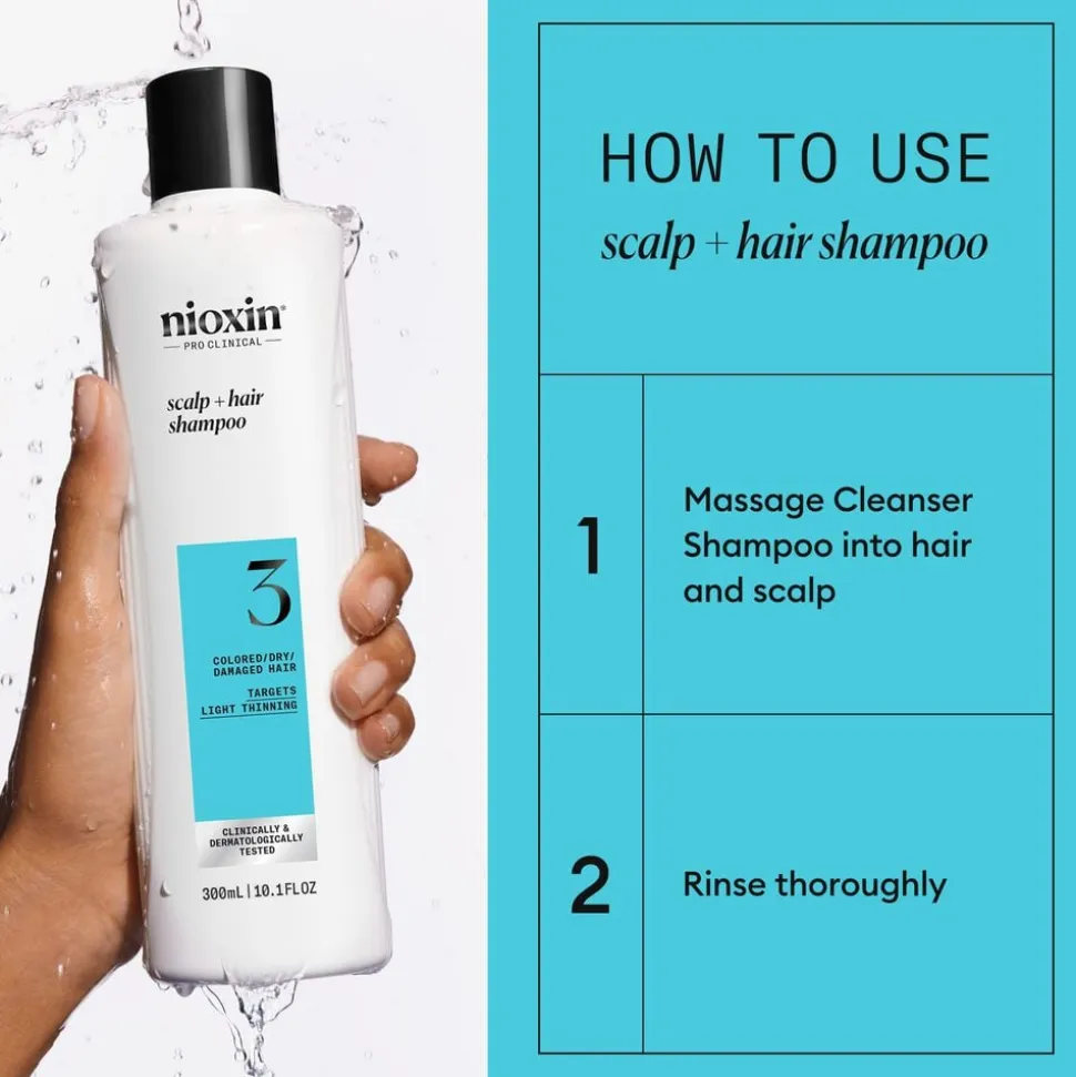 Nioxin System 3 Shampoo 300 ml
