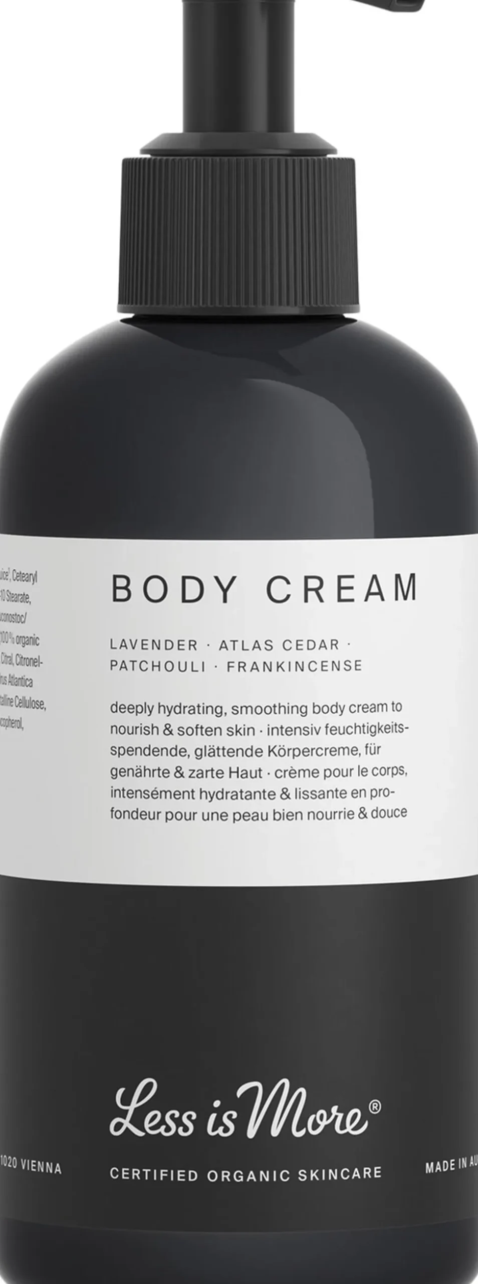 Organic Body Cream Lavender