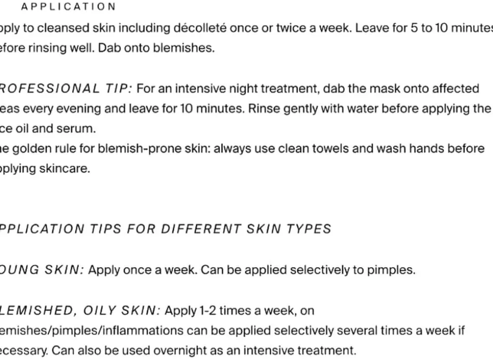 Organic Purifying Kaolin Mask 50 ml.