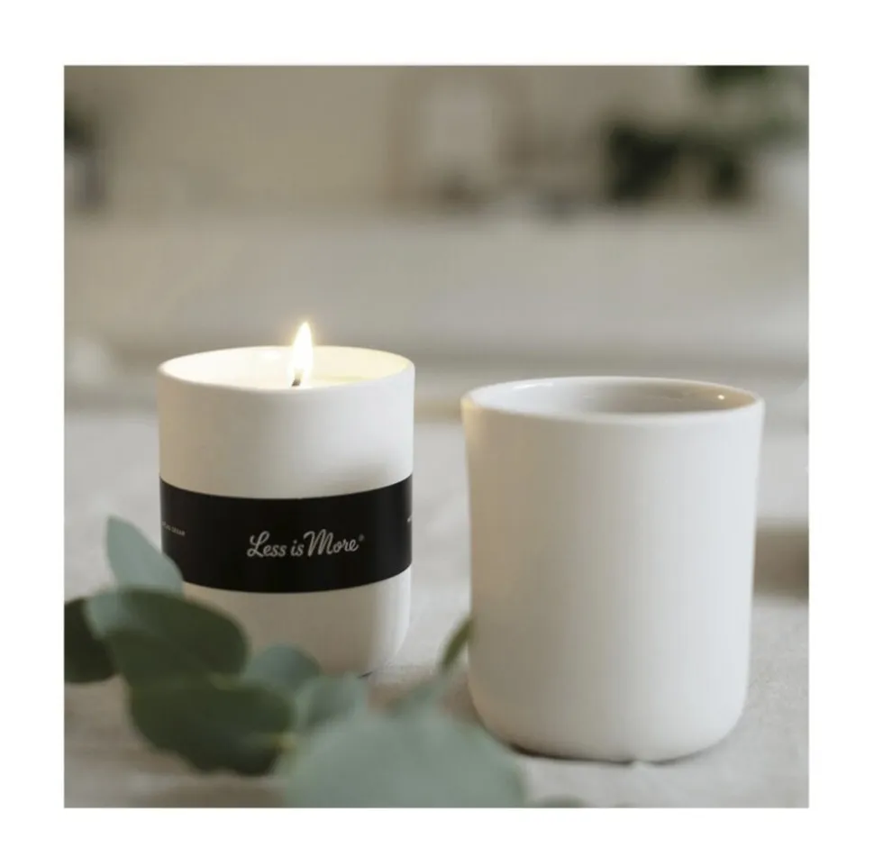 Organic Scented Candle Lavender Atlas Cedar