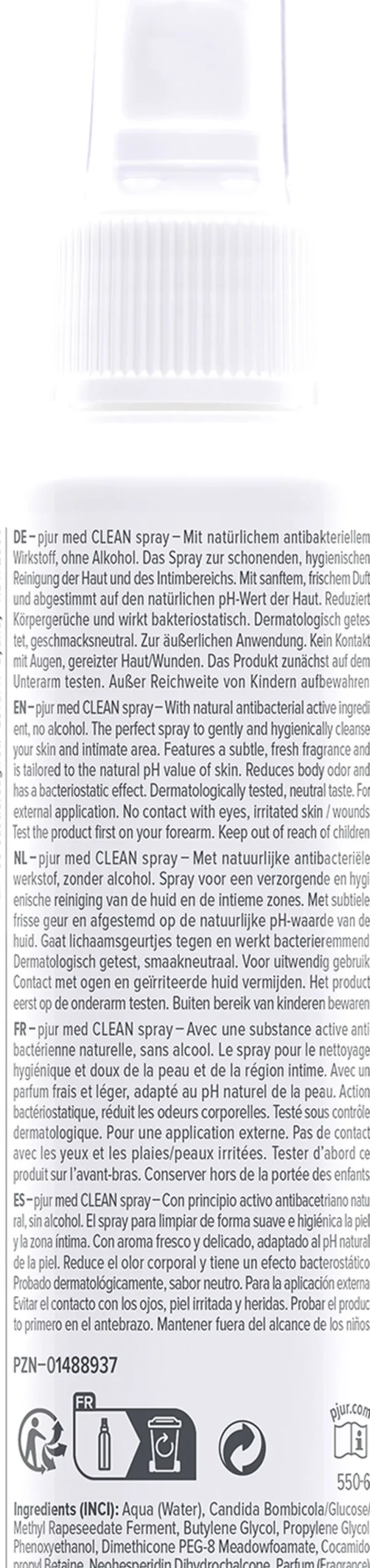 pjur med CLEAN spray