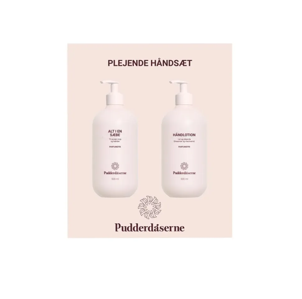 Pudderdåserne Plejende Håndsæt