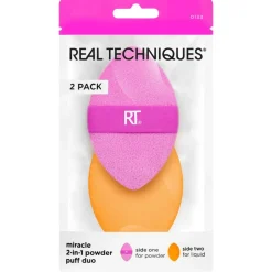 Real Techniques Miracle 2-in1 Powder Puff Duo