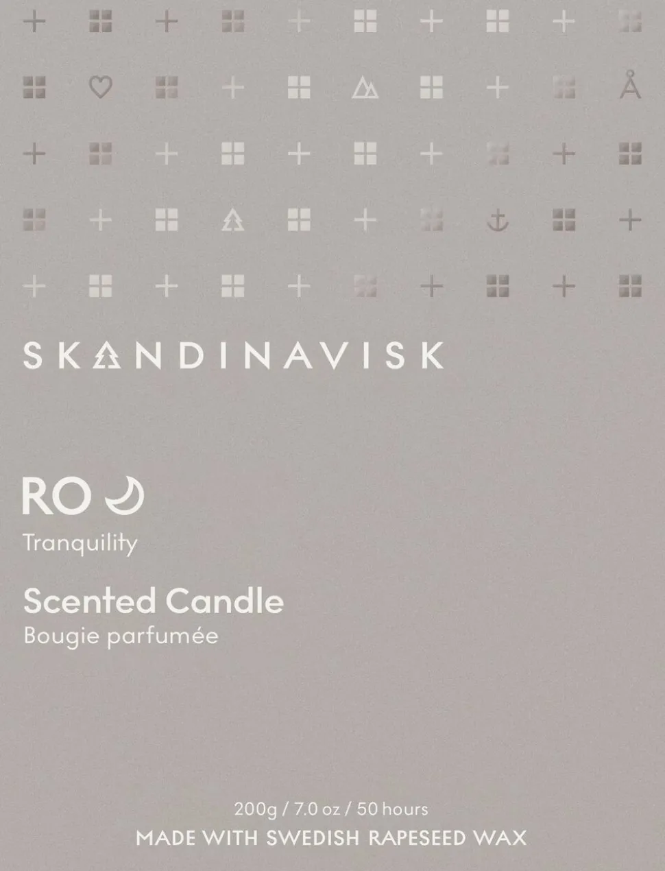 RO Scented Candle w Lid 200g