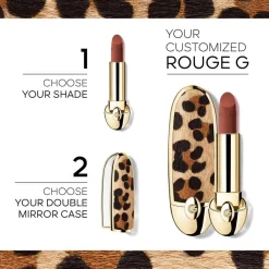 Rouge G The double mirror case - L'Art Déco